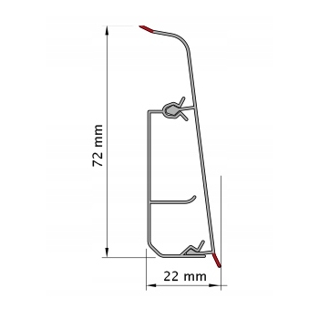 Plinta Lima 2,5m Nuc