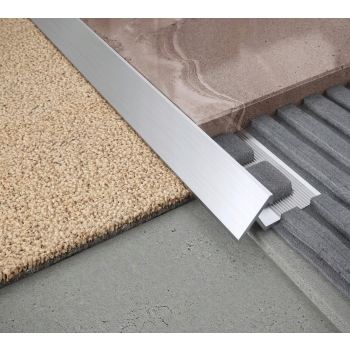 Profil de aluminiu înclinat de 1,0 m anodizat