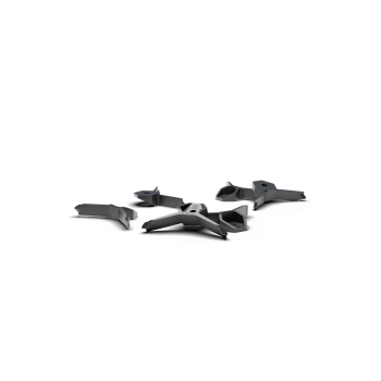 Clip de montare din PVC pentru plinte Alpha (25 buc.)
