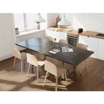 SPC WOOD Sandstone Panou de podea din stejar de gresie