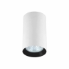 MANACOR corp de iluminat montat la suprafață alb/negru 1x50W GU10 9 cm Light Prestige