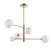 DORADO auriu 6x40W G9 lampă suspendată Light Prestige