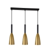 Lampă suspendată SOLIN gold 3x60W E27 de Light Prestige