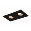 Corp de iluminat încastrat METIS negru 2x50W GU10 Light Prestige
