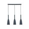 SOLIN lampă suspendată gri 3x60W E27 Light Prestige