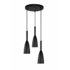 SOLIN lampă suspendată neagră 3x60W E27 Light Prestige