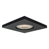 LAGOS pătrat negru pătrat 1x50W GU10 IP65 Light Prestige