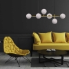 Lampă suspendată ALISA negru 6x40W E14 Light Prestige