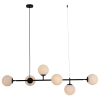 Lampă suspendată ALISA negru 6x40W E14 Light Prestige