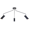 FUTURO negru 3x35W GU10 lampă suspendată Light Prestige