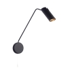 Lampă de perete cu braț extensibil FUTURO negru 1x35W GU10 Light Prestige