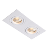 Corp de iluminat încastrat METIS alb 2x50W GU10 Light Prestige