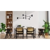 Plafonieră SNOW negru 6x50W GU10 Light Prestige