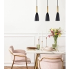 SOLIN negru-auriu 3x60W E27 lampă suspendată Light Prestige