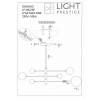 DORADO negru 6x40W G9 plafonieră DORADO Light Prestige