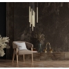 Lămpă suspendată LUNGO gold 7x5W G9 de Light Prestige
