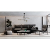 ARIZONA negru/auriu 9x40W GU10 lampă suspendată Light Prestige