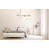 ARIZONA lampă suspendată negru/auriu 6x40W GU10 Light Prestige