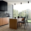 MANACOR negru-auriu corp de iluminat montat la suprafață 1x50W GU10 13 cm Light Prestige