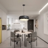 Lampă suspendată REUS negru 3x40W E27 Light Prestige
