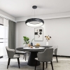 Lampă suspendată REUS negru 1x36W LED Light Prestige