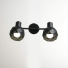 Plafonieră REUS negru 2x40W E14 Light Prestige