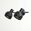 Plafonieră REUS negru 2x40W E14 Light Prestige