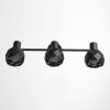Plafonieră REUS negru 3x40W E14 Light Prestige