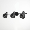 Plafonieră REUS negru 3x40W E14 Light Prestige