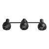 Plafonieră REUS negru 3x40W E14 Light Prestige