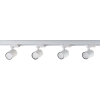 SNOW SET 3F alb 4x50W GU10 Light Prestige kit feroviar