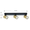 Plafonieră SNOW gold 3x50W GU10 Light Prestige