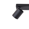 SNOW negru 3x50W GU10 plafonieră Light Prestige