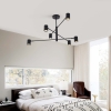 Plafonieră SNOW negru 6x50W GU10 Light Prestige