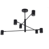 Plafonieră SNOW negru 6x50W GU10 Light Prestige