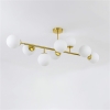 DORADO auriu 8x40W E14 lampă suspendată Light Prestige