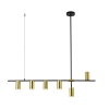 ARIZONA lampă suspendată negru/auriu 6x40W GU10 Light Prestige
