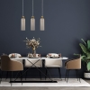PIEGA fumuriu 3x40W E14 Lampă suspendată Light Prestige