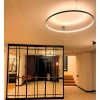 Plafond RING S negru 1xLED 3000K Light Prestige