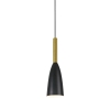 SOLIN lampă suspendată negru-auriu 1x60W E27 Light Prestige