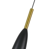 SOLIN lampă suspendată negru-auriu 1x60W E27 Light Prestige