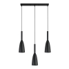 SOLIN lampă suspendată neagră 3x60W E27 Light Prestige