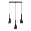 SOLIN lampă suspendată neagră 3x60W E27 Light Prestige
