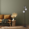 DORADO lampă în picioare negru 3x40W E14 Light Prestige