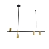 ARIZONA negru/auriu 4x40W GU10 lampă suspendată Light Prestige