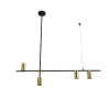 ARIZONA negru/auriu 4x40W GU10 lampă suspendată Light Prestige