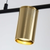 ARIZONA negru/auriu 9x40W GU10 lampă suspendată Light Prestige