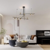ARIZONA negru/auriu 9x40W GU10 lampă suspendată Light Prestige