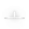 Aplică Oglindă albă L 1x50W LED 90 cm Light Prestige