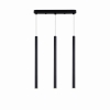 Lămpă suspendată LUNGO negru 3x5W G9 Light Prestige